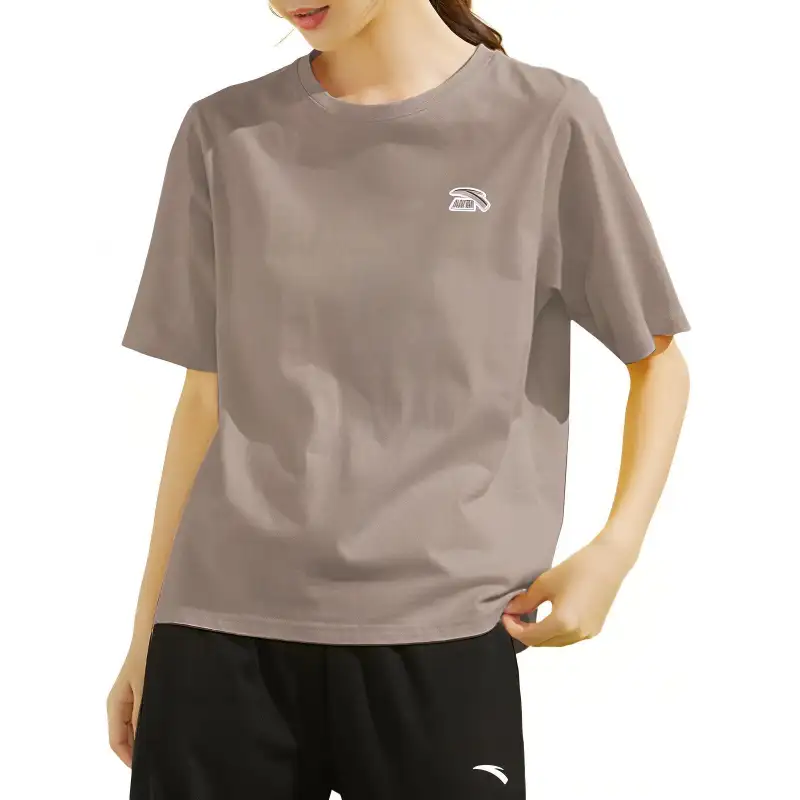Anta Life Collection T Shirt Women's Linen Gray