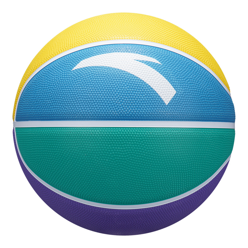 Anta China Mainland Version Rubber Basketball Blue Green Purple Yellow Multicolor Size 5 7 Size Training Unisex