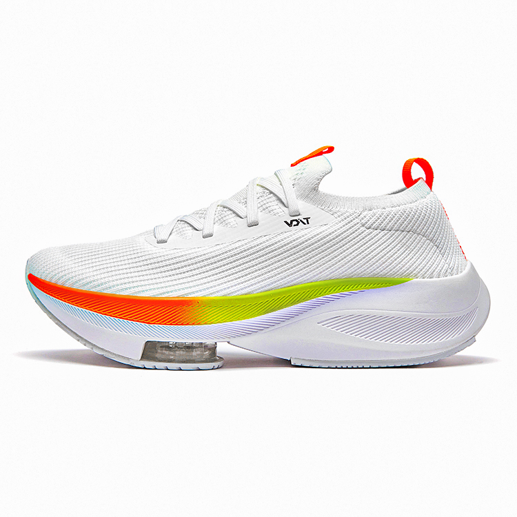 VOIT Running Shoes Unisex Low Top White Orange