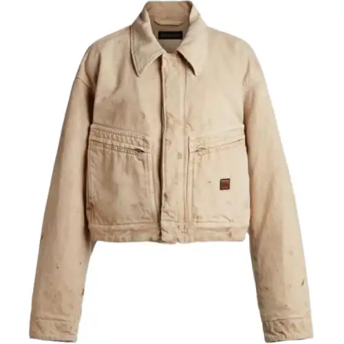 Balenciaga Logo Patch Denim Jacket
