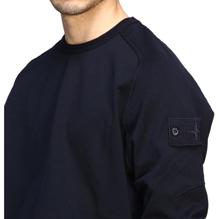 Мужское худи STONE ISLAND Ghost Pieces Logo (темно-синее) — фото 5