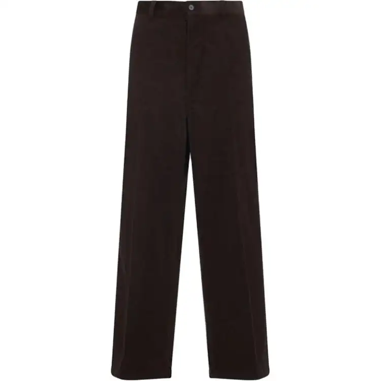 Prada Corduroy Straight Leg Trousers