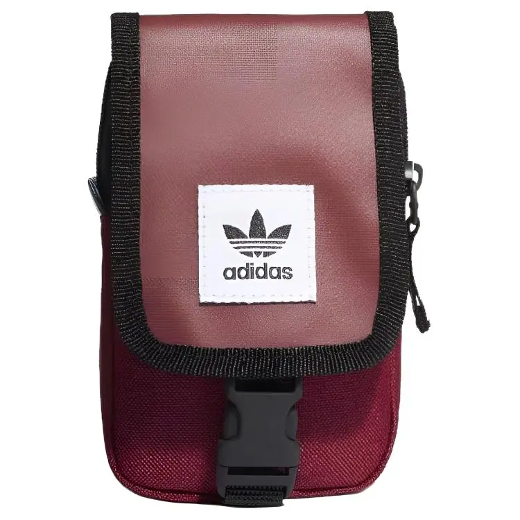 Adidas Originals Trefoil Polyester Crossbody Bags Unisex Red & Black & White