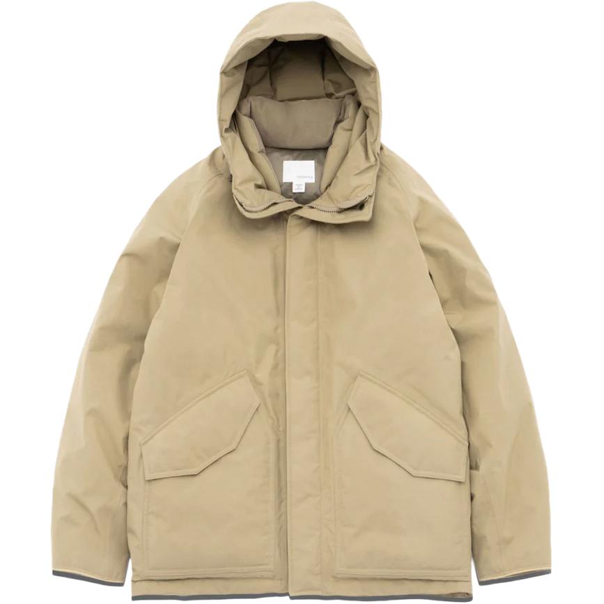 Пуховик nanamica FW25 GORE-TEX Down Coat (бежевый)