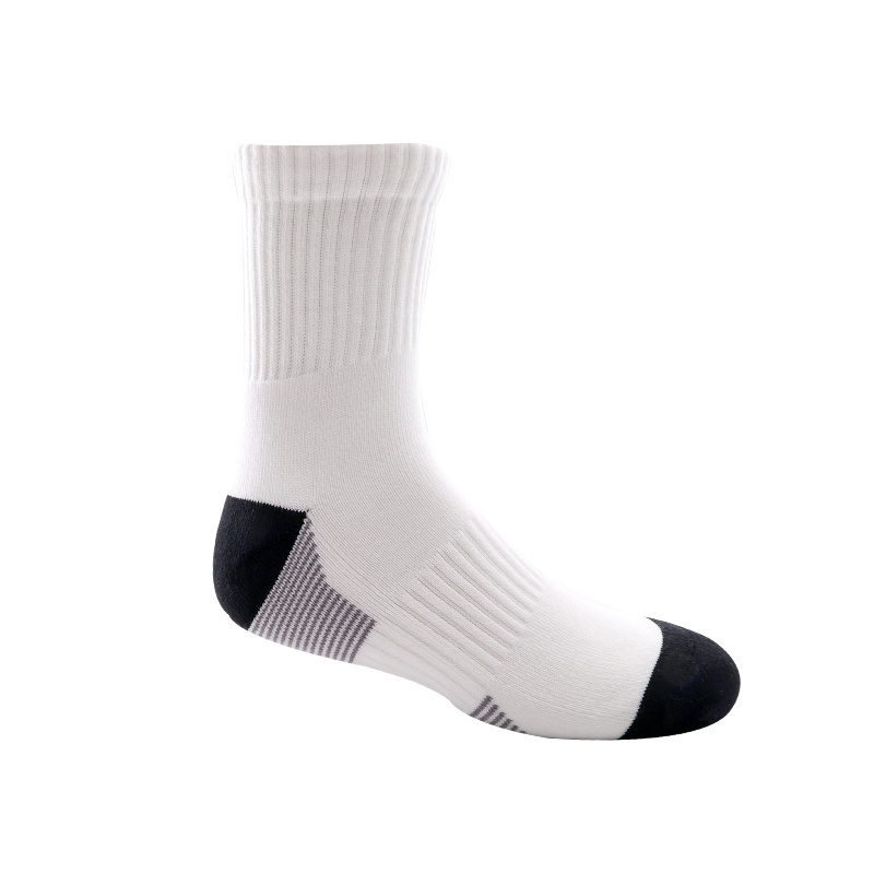 YONEX Crew Socks Men’s 1 Pack/2 Pack/3 Pack White Black/White
