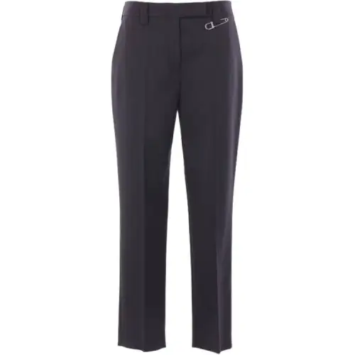 Prada Safety-Pin Detailed Tailored Trousers