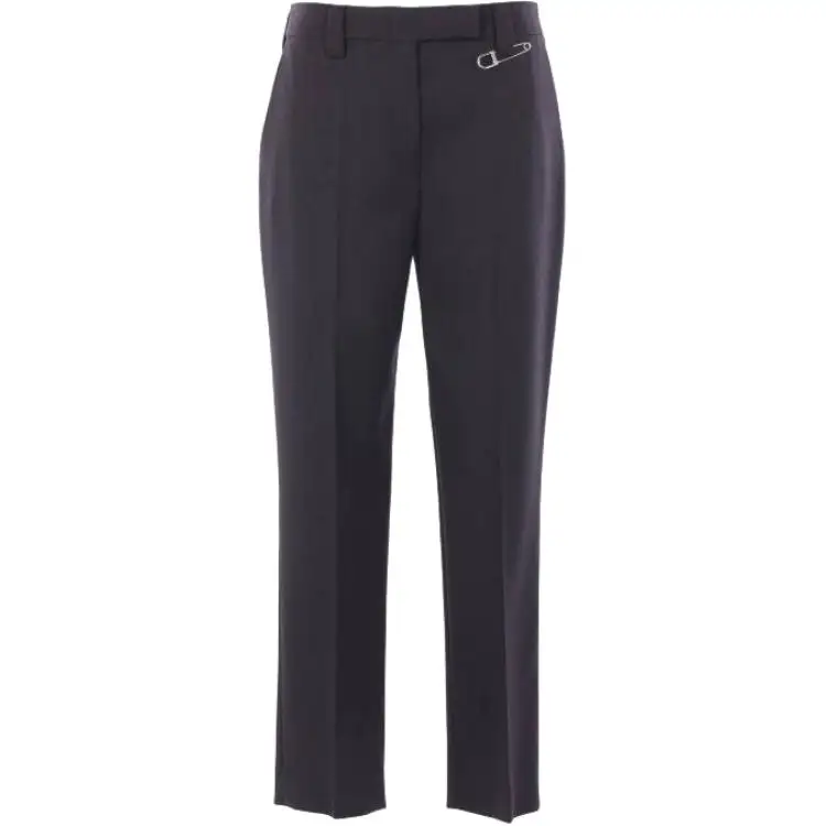 Prada Safety-Pin Detailed Tailored Trousers