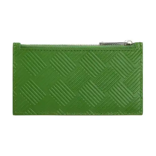 Bottega Veneta Cow Leather Card Holder Men's Green