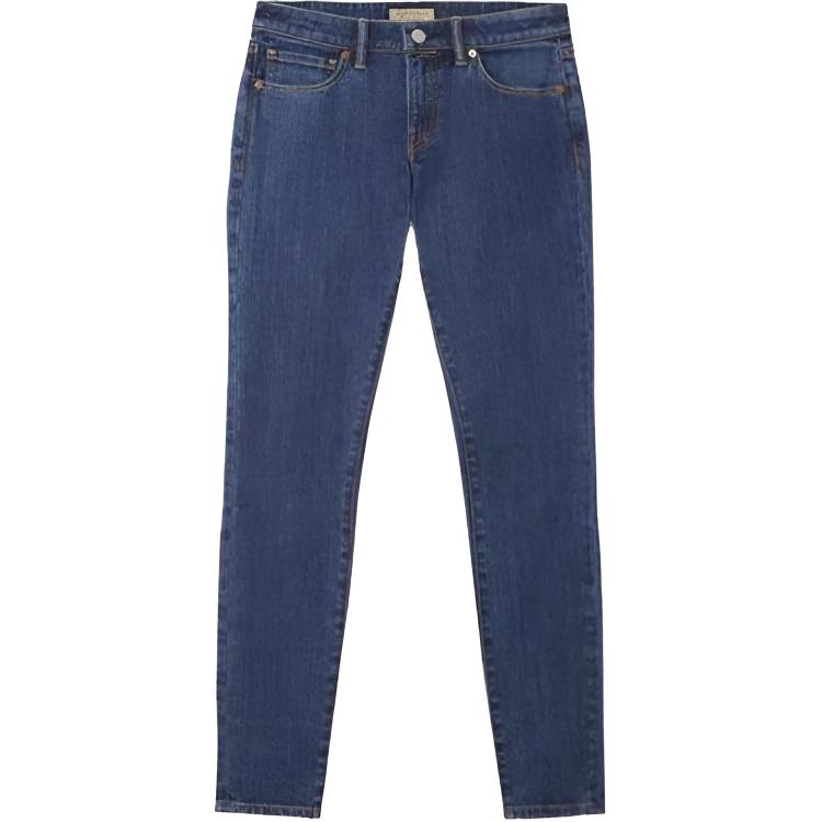 Burberry Jeans Women's Blue Moderate Slim Fit Pants