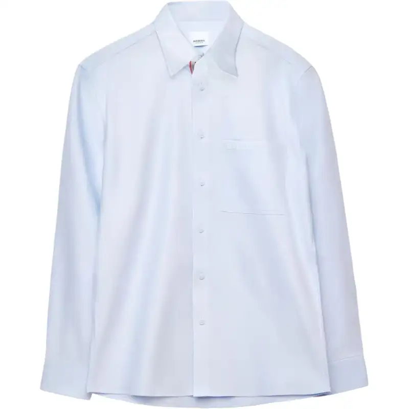 Burberry Shirt Men's Light Blue