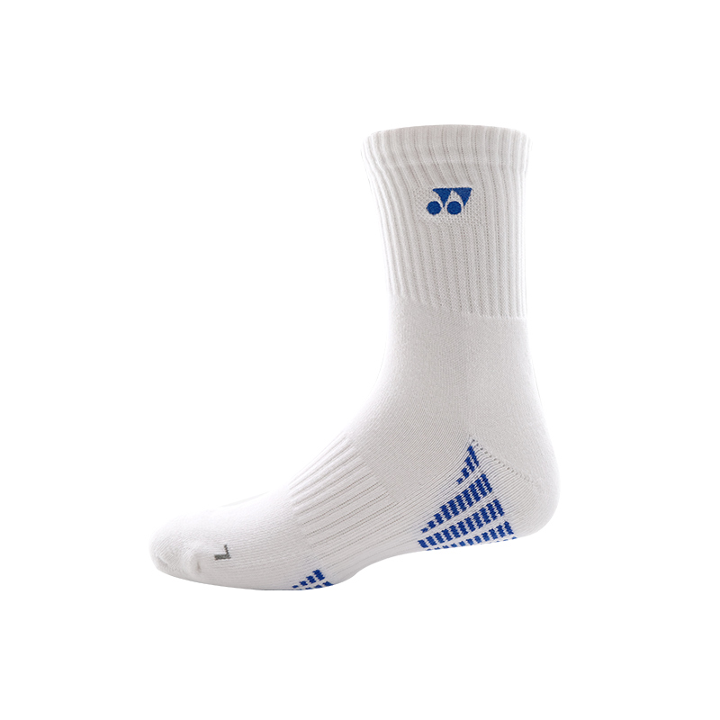 YONEX Crew Socks Men’s 1 Pack/2 Pack/3 Pack White Sea Blue/White Black