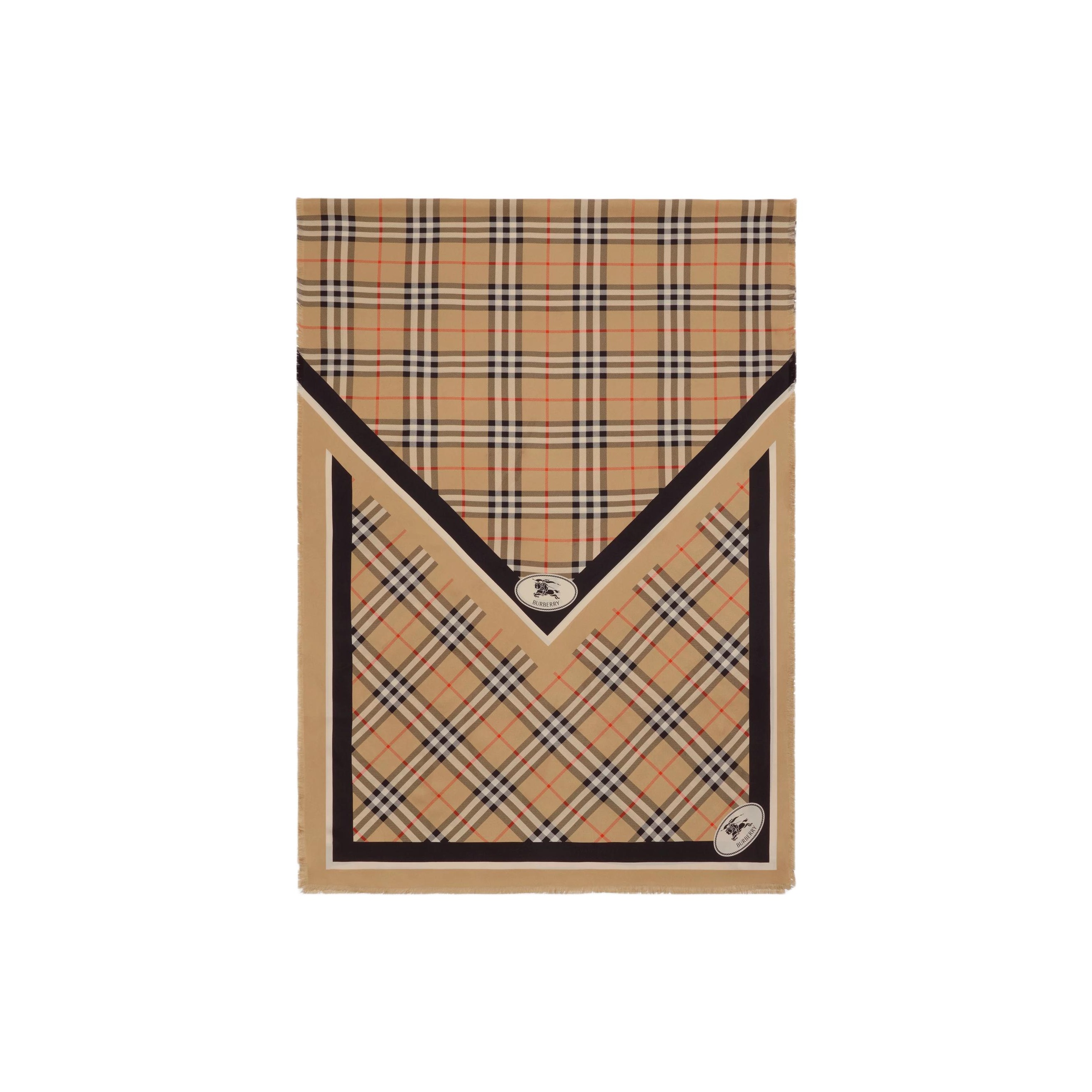 Женский платок Burberry (бежевый)
