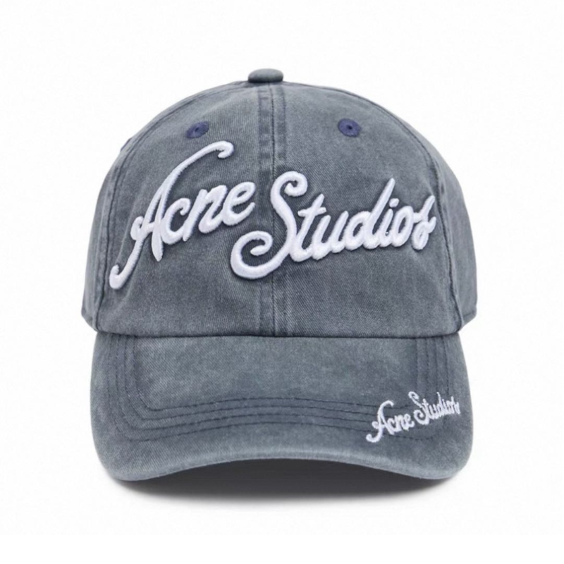 Мужская кепка Acne Acne Studios (синяя)