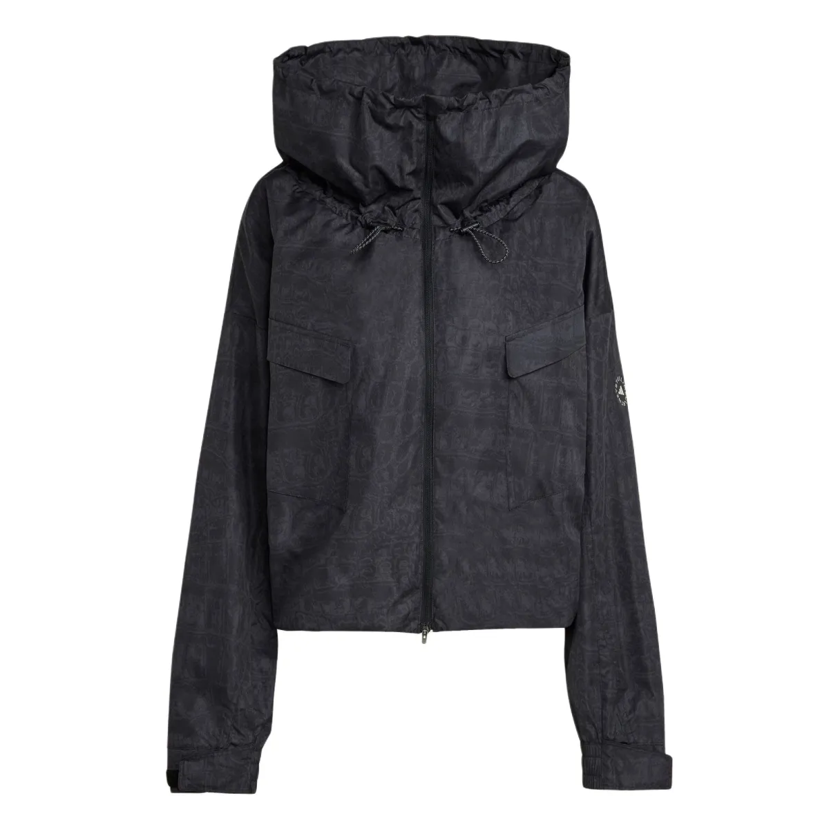 Adidas drawstring high-neck jacket