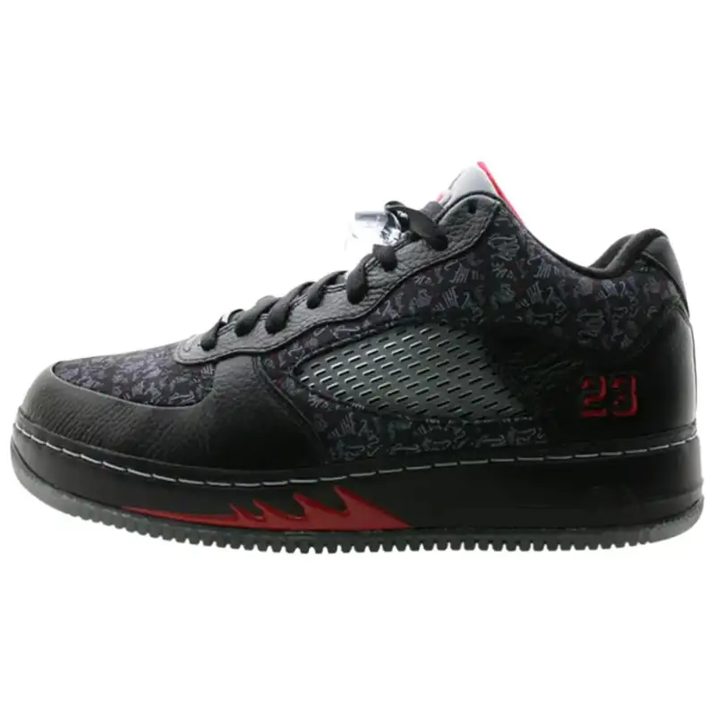 Jordan Air Jordan Fusion 5 Breathable Low top Casual Shoes Unisex Black