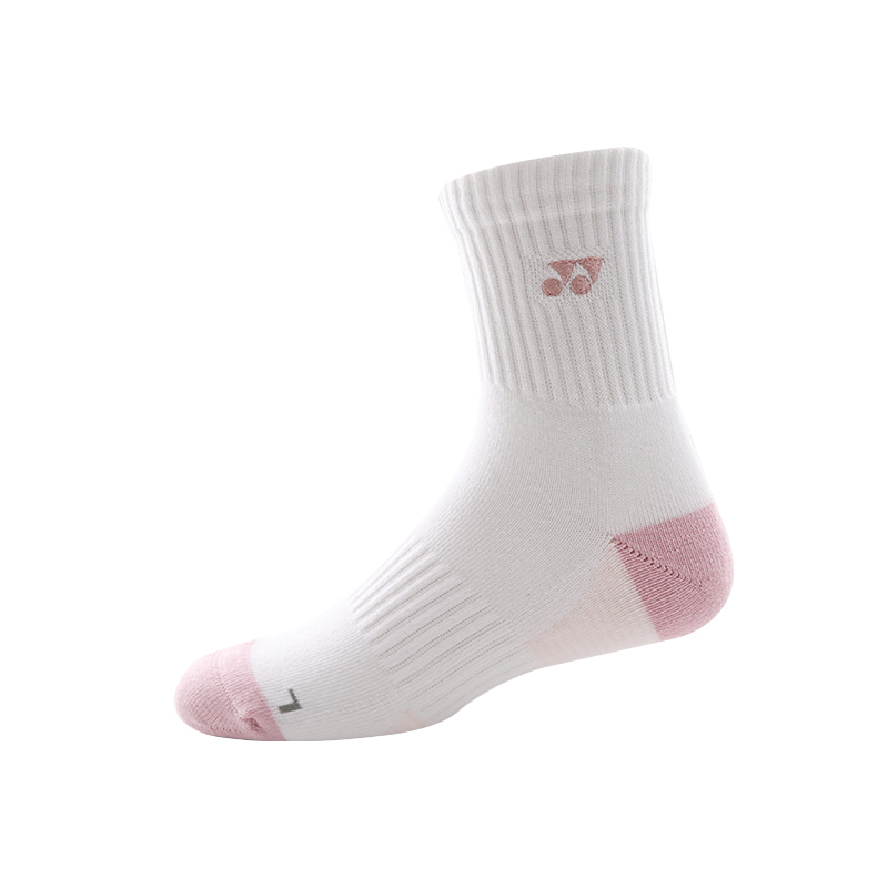 YONEX Crew Socks Women’s 1 Pack/2 Pack/3 Pack White/White/