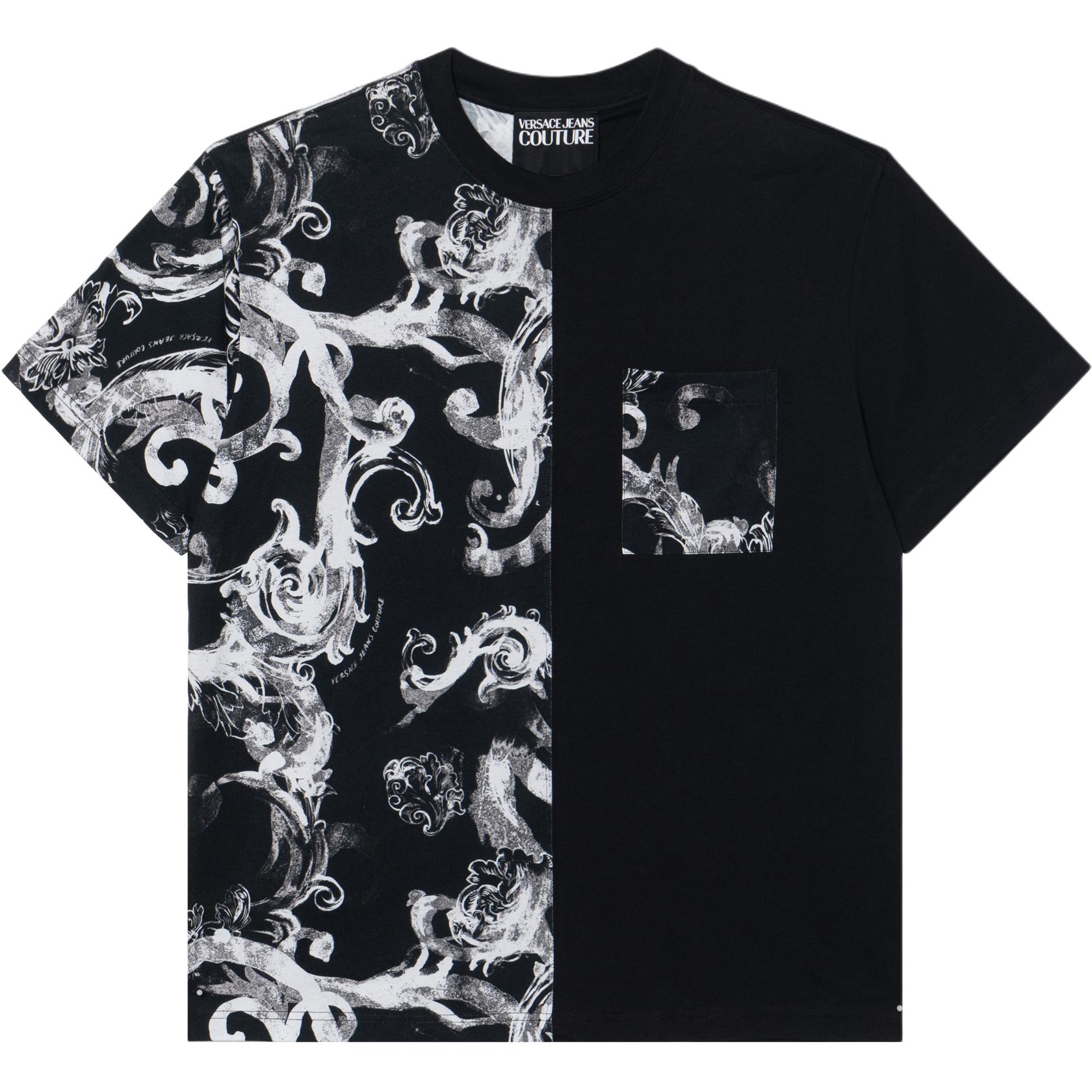 Мужская футболка Versace Jeans Couture (черная)