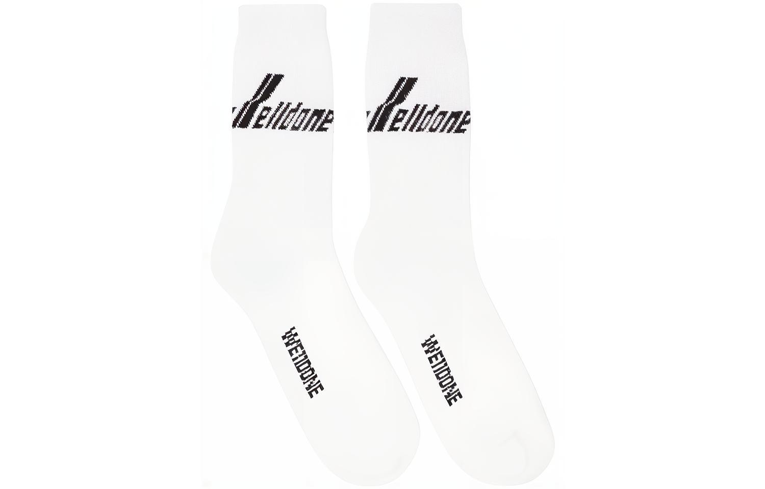 WE11DONE Crew Socks Unisex 2 Pack