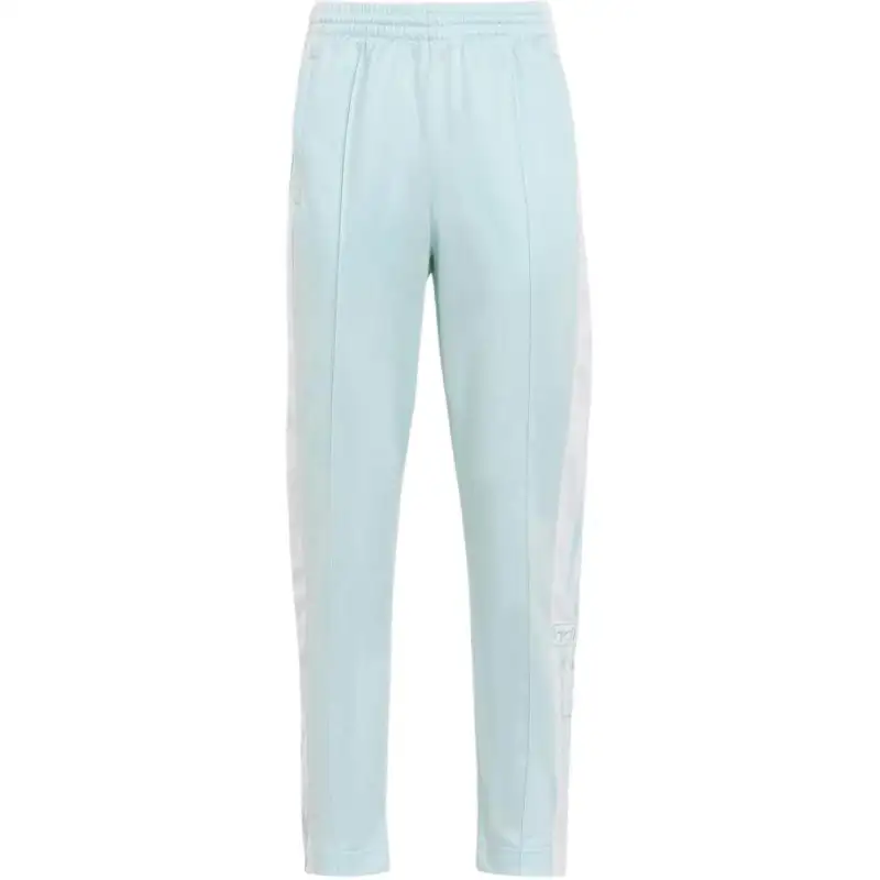 Adidas Originals Knitted Sweatpants Women's Light Blue Moderate Straight Fit Pants