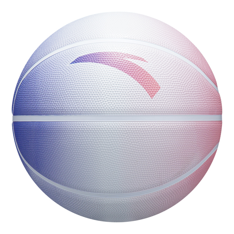 Anta China Mainland Version Rubber Basketball Pink Purple Gradient Size 5 7 Size Training Competition Unisex