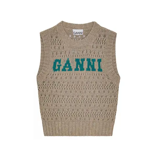 GANNI Knitted Vest