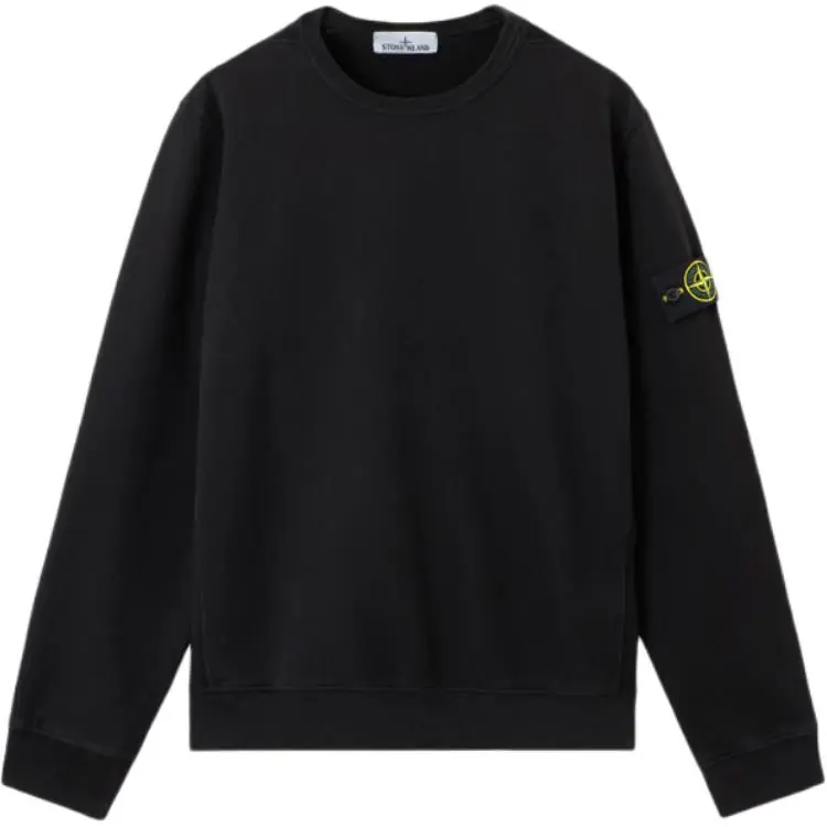 STONE ISLAND Logo Patch Crewneck Sweatshirt