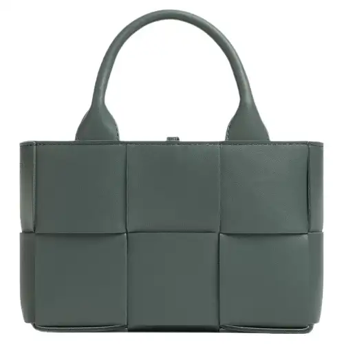Bottega Veneta Sheepskin Tote Bag, Shopping Bag, Handbag Regular Women's Slate/Agate Gray