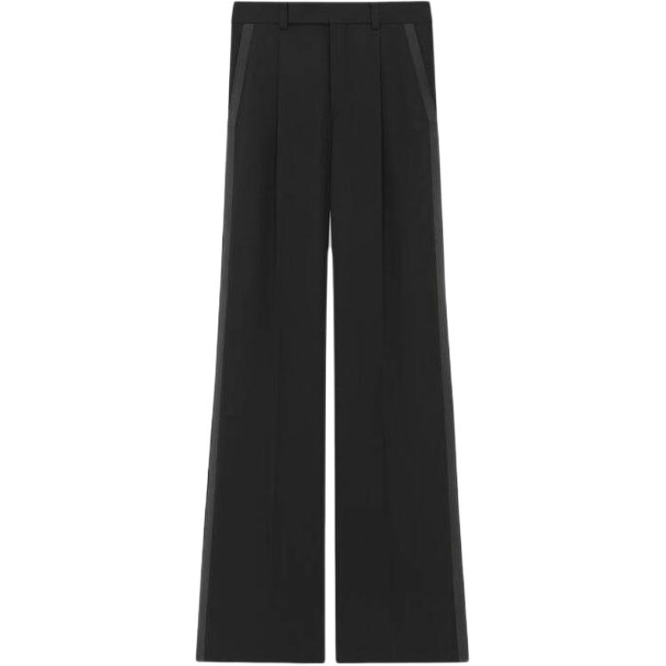 SAINT LAURENT Flared Tuxedo Trousers