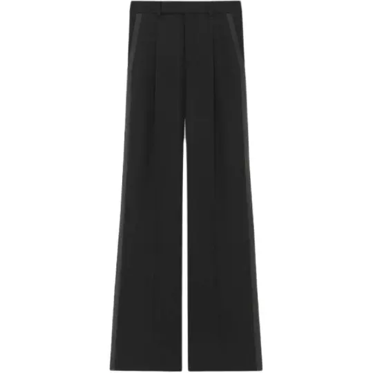 SAINT LAURENT Flared Tuxedo Trousers