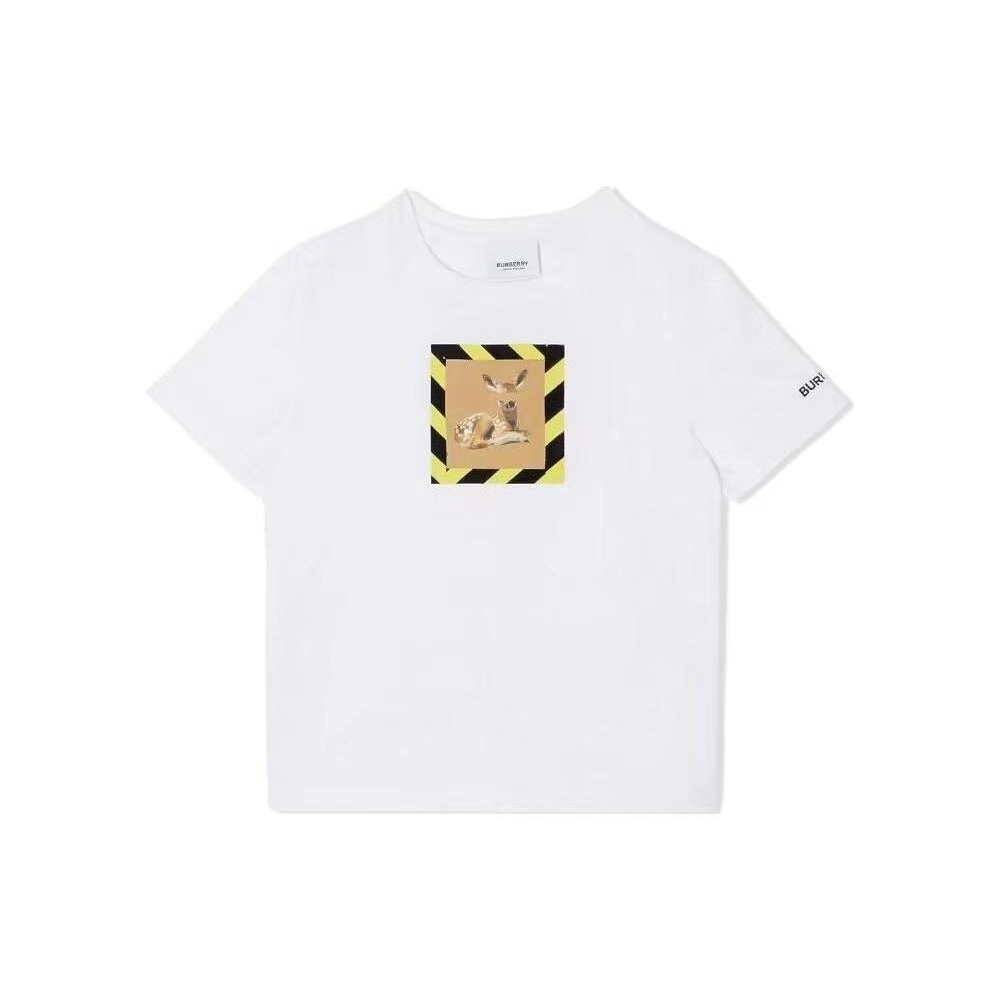 Детская футболка Burberry BurberryT SS23 (белая)