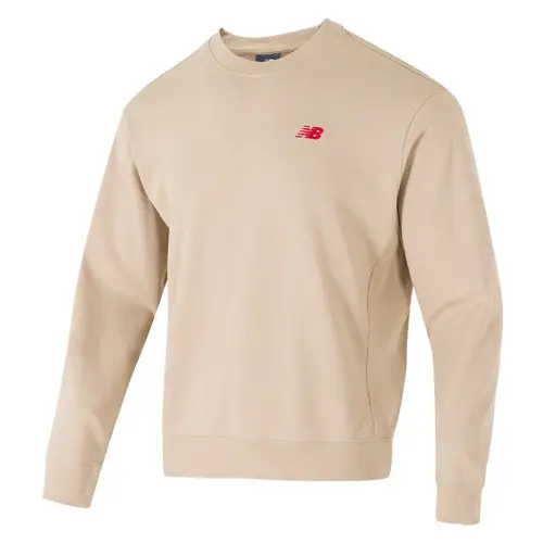 New Balance Sweatshirts Men's Khaki Crew Neck Moderate