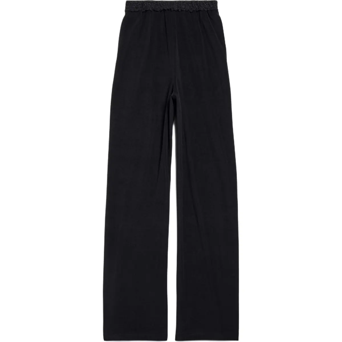 Balenciaga Lace Detailed Wide-Leg Pants