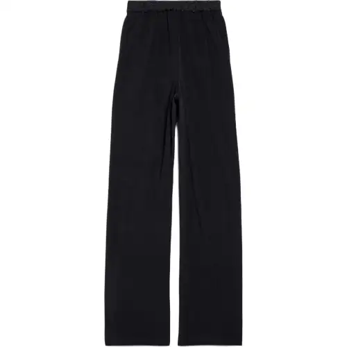 Balenciaga Lace Detailed Wide-Leg Pants