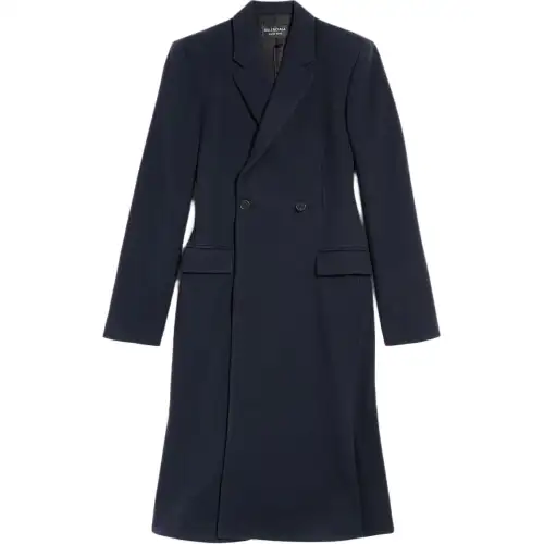 Balenciaga Collared Button-Up Coat