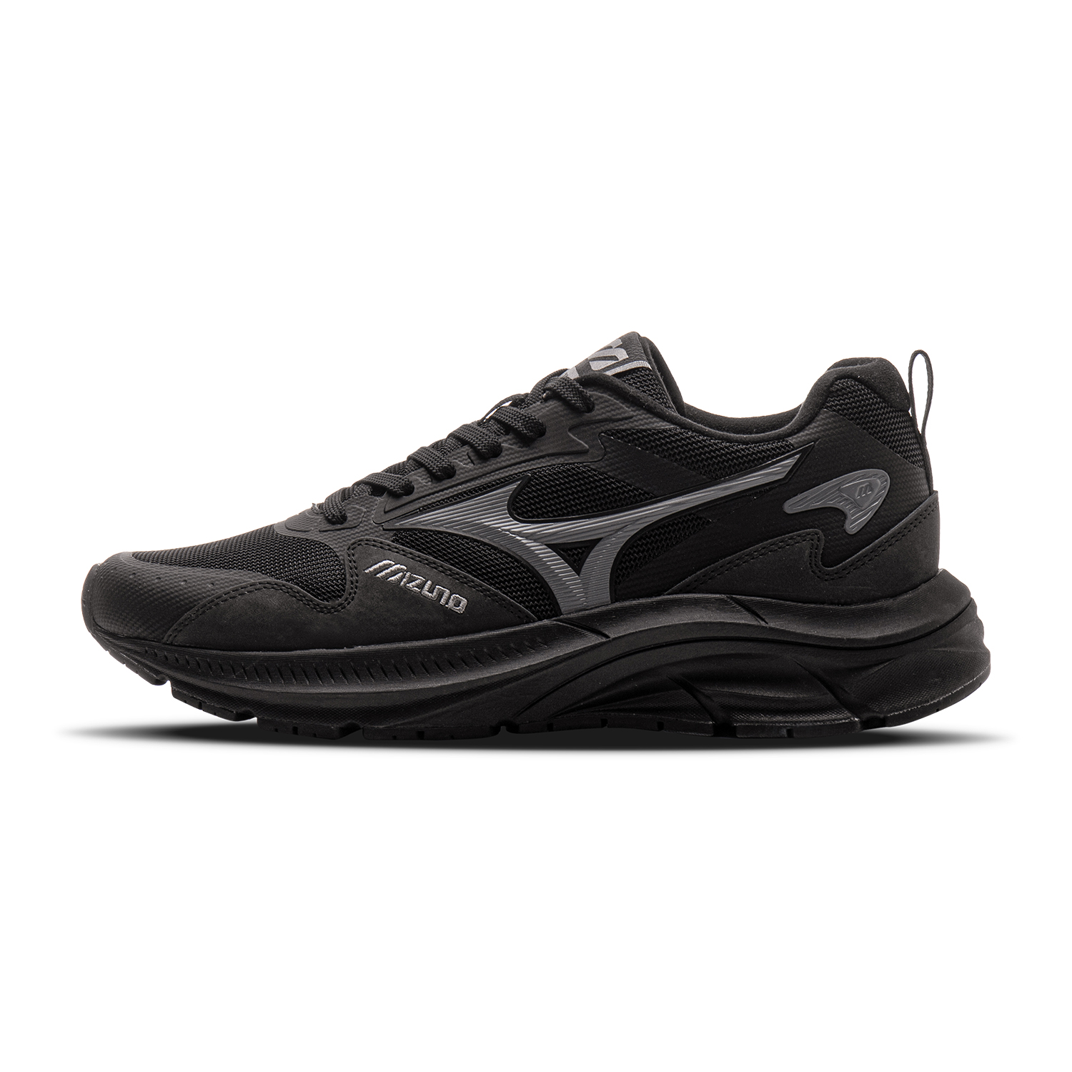 Mizuno Pi Retro Comfortable Low top Running Shoes Unisex Black