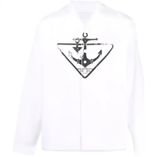 PRADA Shirts Men's White Moderate