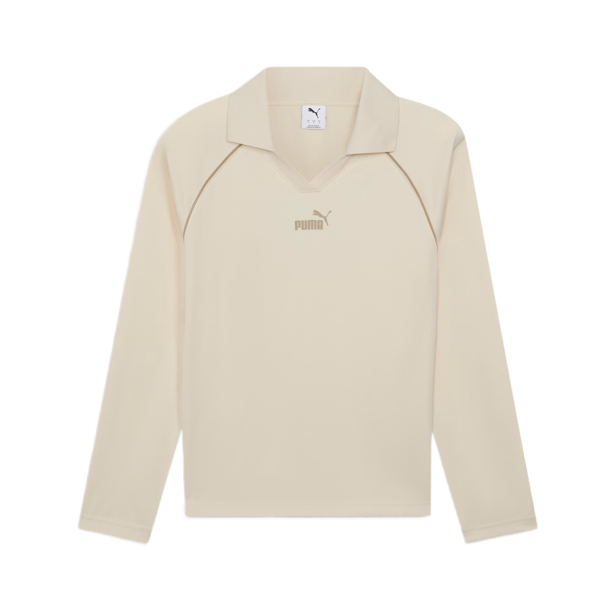 Puma Essentials Animal Print Women's Long Sleeve Polo Shirt