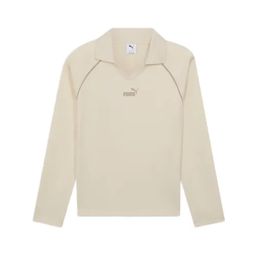 Puma Essentials Animal Print Women's Long Sleeve Polo Shirt