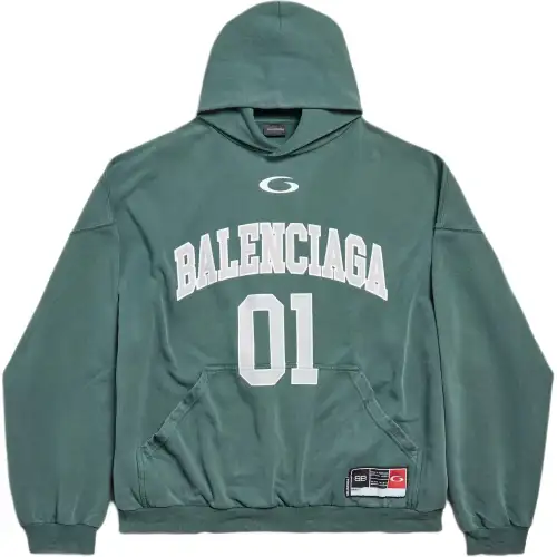 Balenciaga Large Fit Basketball Hoodie