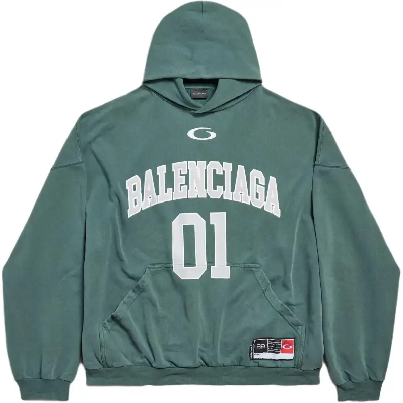 Balenciaga Large Fit Basketball Hoodie