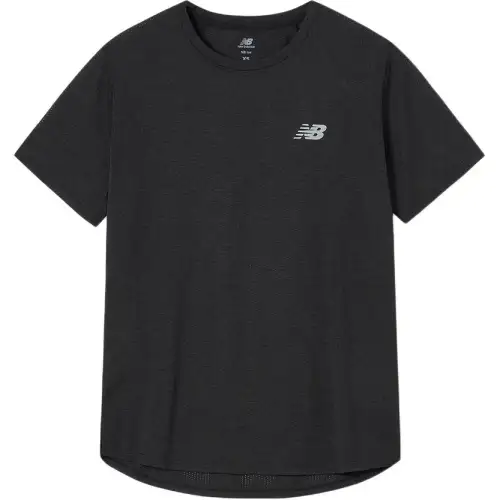 New Balance T Shirts Women's Black Crew Neck