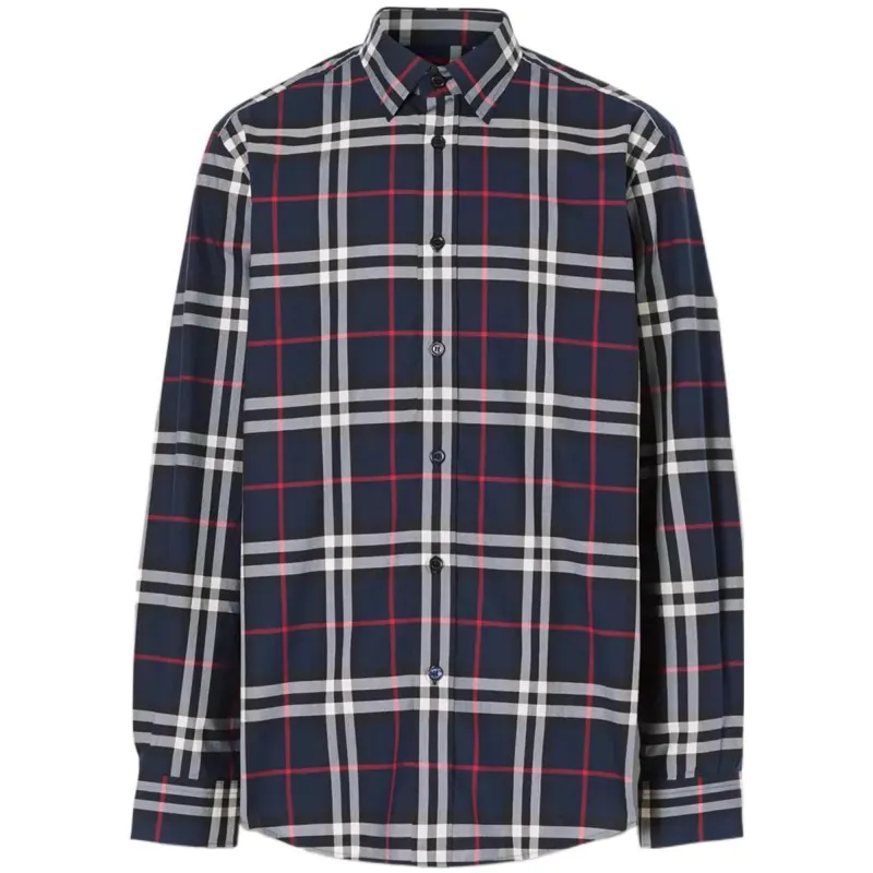 Burberry Check Print L/S Shirt
