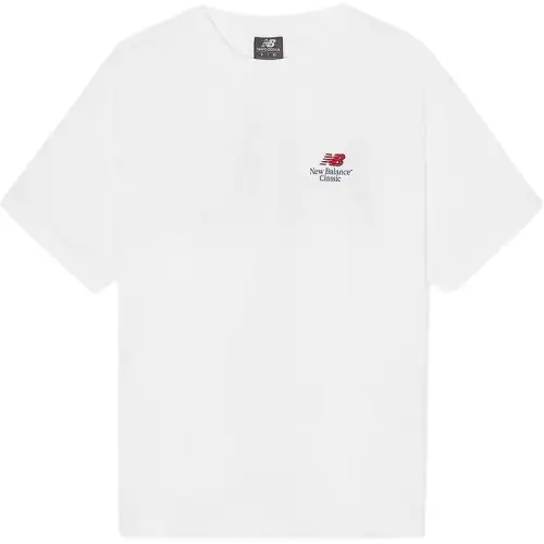 New Balance T Shirts Unisex White Crew Neck