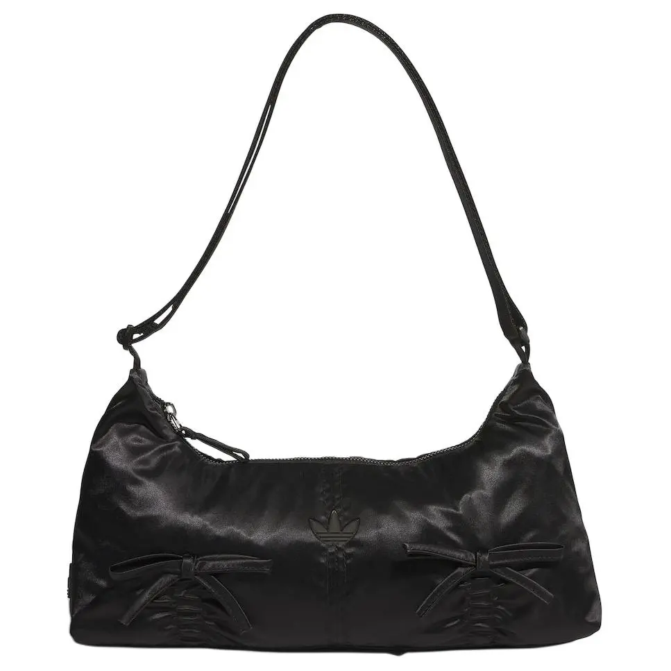 Adidas Originals Polyamide Shoulder Bag, Baguette Bag, Handbag, Shoulder Bag Small Women's Black