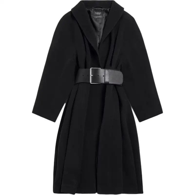 Balenciaga Belted Wrap Coat