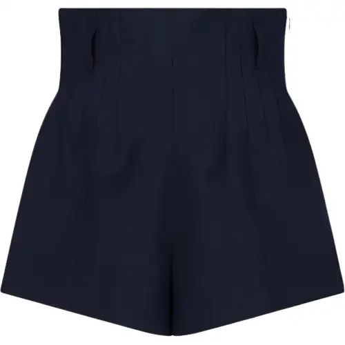 PRADA High Waist Flared Shorts