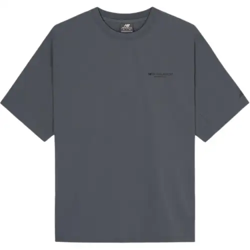 New Balance T Shirts Men's Dark Gray Crew Neck