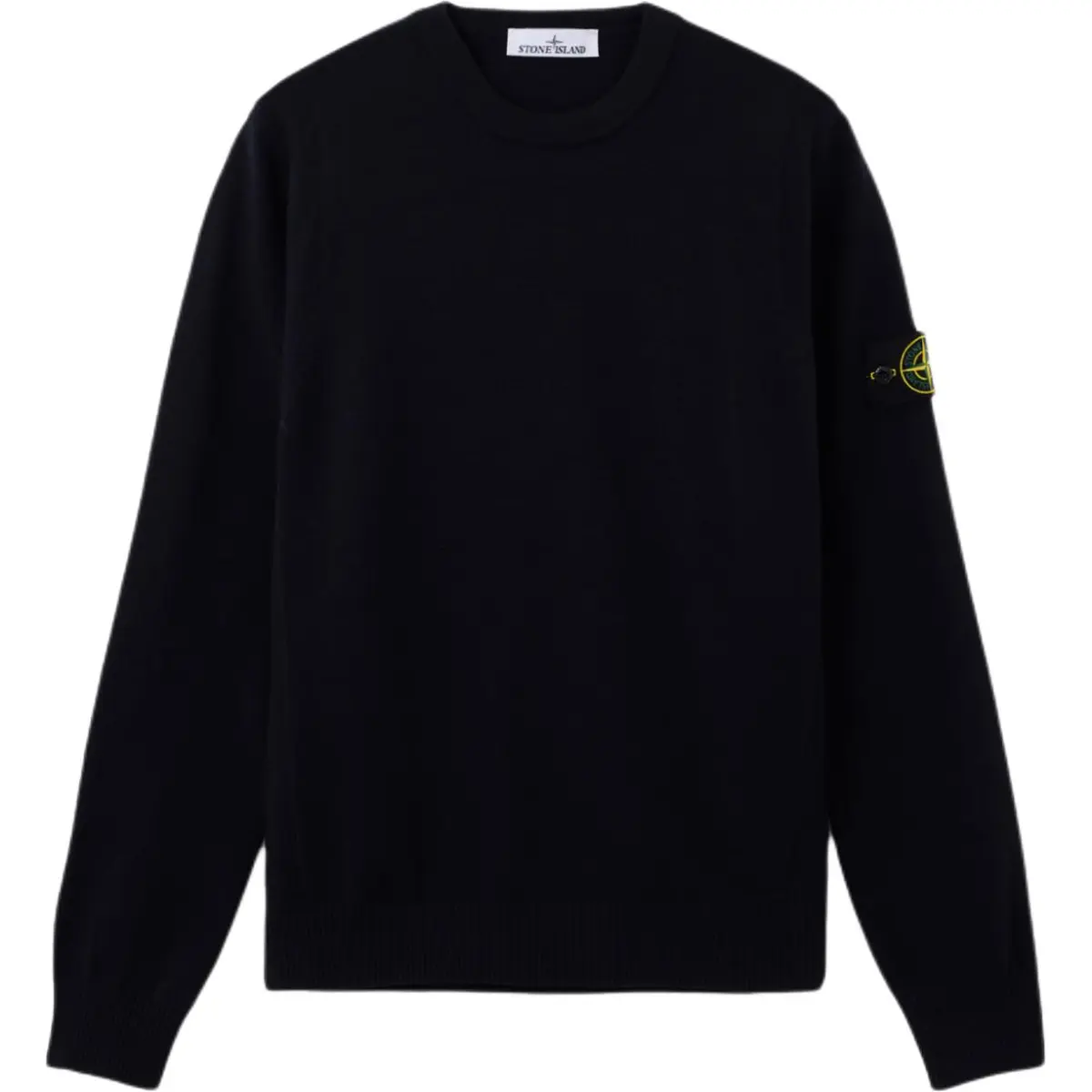 STONE ISLAND Logo Patch Crewneck Jumper