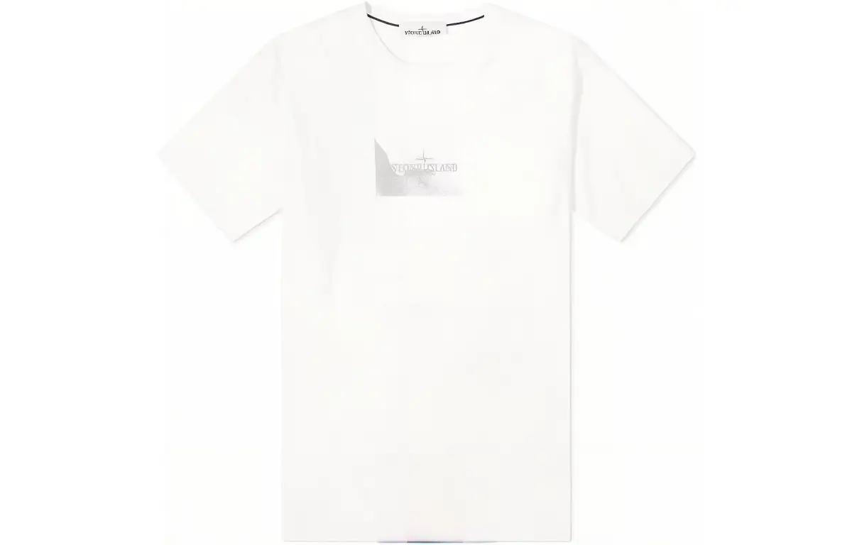 Stone Island logo-print cotton T-shirt