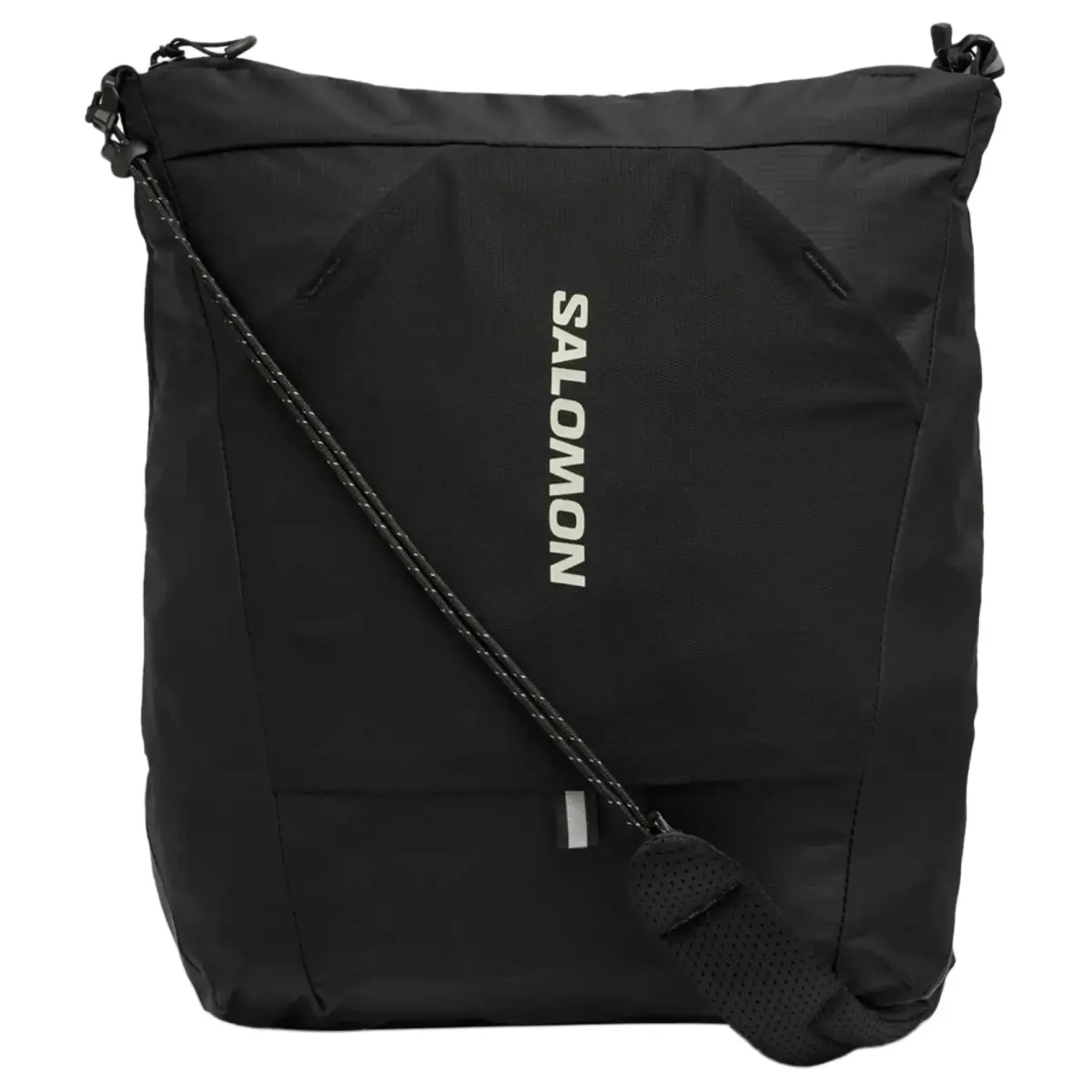 SALOMON Polyamide Tear Resistant Fabric Crossbody Bag, Shoulder Bag Unisex Black